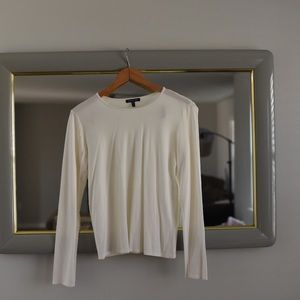Ivory silk Eileen Fisher Top